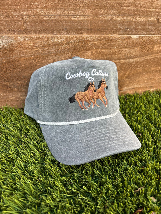 Custom - 2 Galloping Spirit Vintage Rope Hats x Cowboy Culture Co.