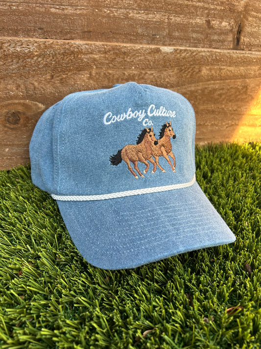 Custom - 2 Galloping Spirit Vintage Rope Hats x Cowboy Culture Co.